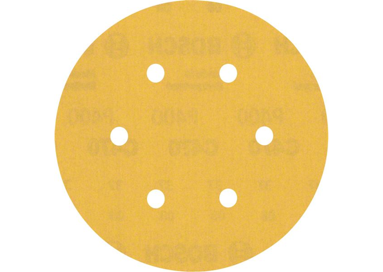 Schuurpapier met 6 gaten, 150, K400, 50 st. Bosch EXPERT C470