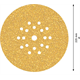 Schuurpapier met 19 gaten 225mm, K 40, 25 stuk Bosch EXPERT C470