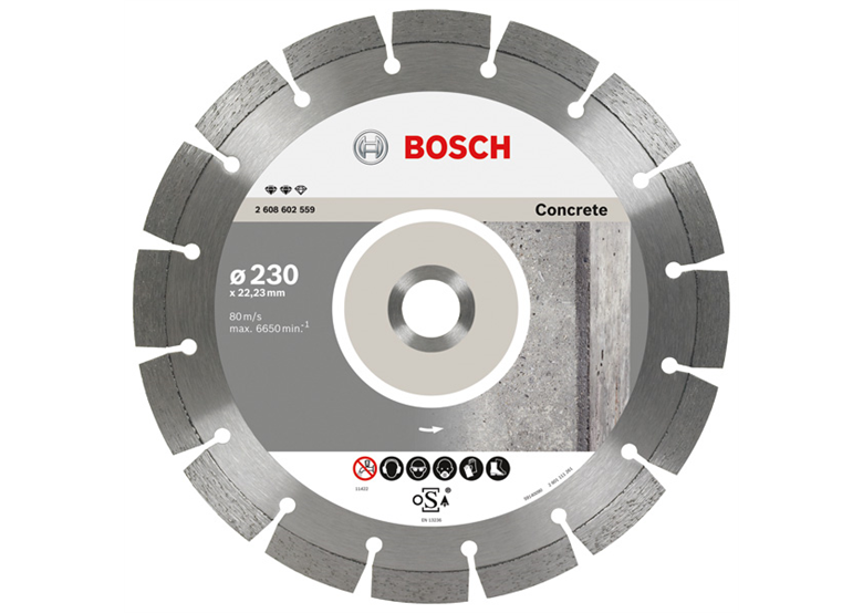 Diamantdoorslijpschijf 230mm Bosch Expert for Concrete