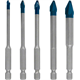 Borenset 4/5/6/8/10mm, 5-dlg. Bosch EXPERT HEX-9 HardCeramic