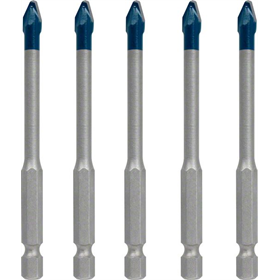 Dakpanboren set 6 mm, 5 stuks. Bosch EXPERT HEX-9 HardCeramic