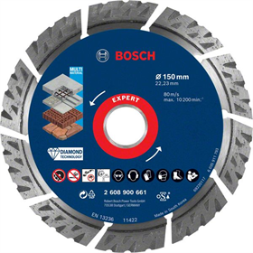 Diamant doorslijpschijf  150x22,23x2,4x12mm Bosch EXPERT MultiMaterial