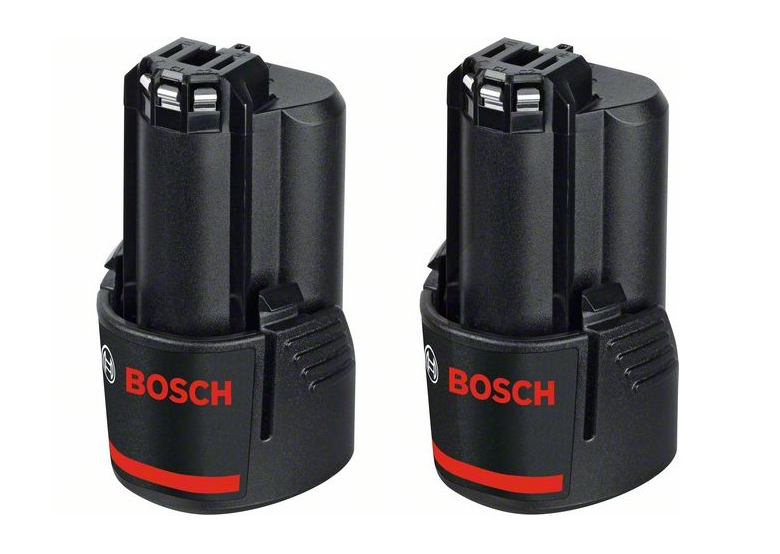 2x accu Bosch GBA 12V 3,0Ah
