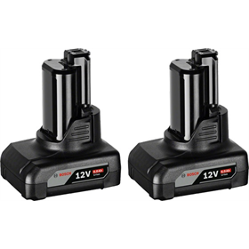 2x accu Bosch GBA 12V 6,0Ah