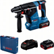 Hamer boor Bosch GBH 187-LI 2x5.0Ah