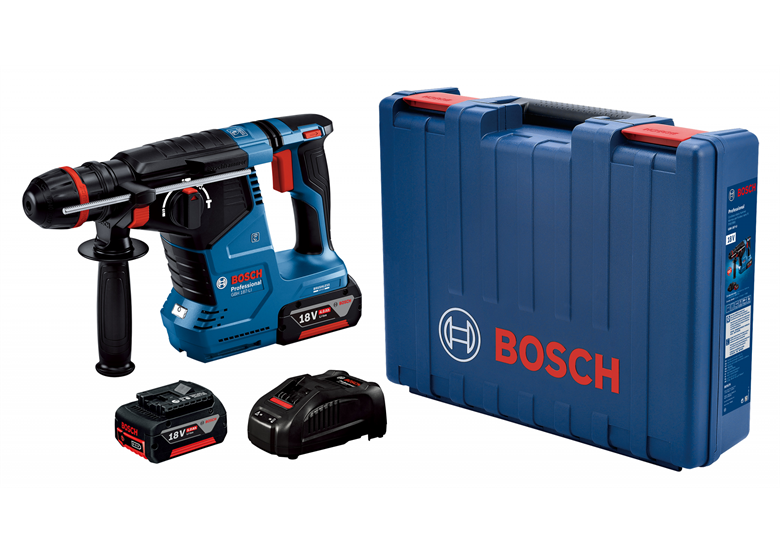 Hamer boor Bosch GBH 187-LI One Chuck 2x5.0Ah