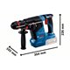 Hamer boor Bosch GBH 187-LI One Chuck 2x5.0Ah
