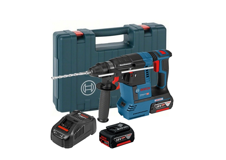 Accu-boorhamer Bosch GBH 18V-26 2x6.0Ah