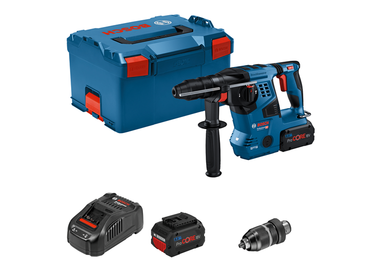 Hamer boor Bosch GBH 18V-28 CF 2x8.0Ah