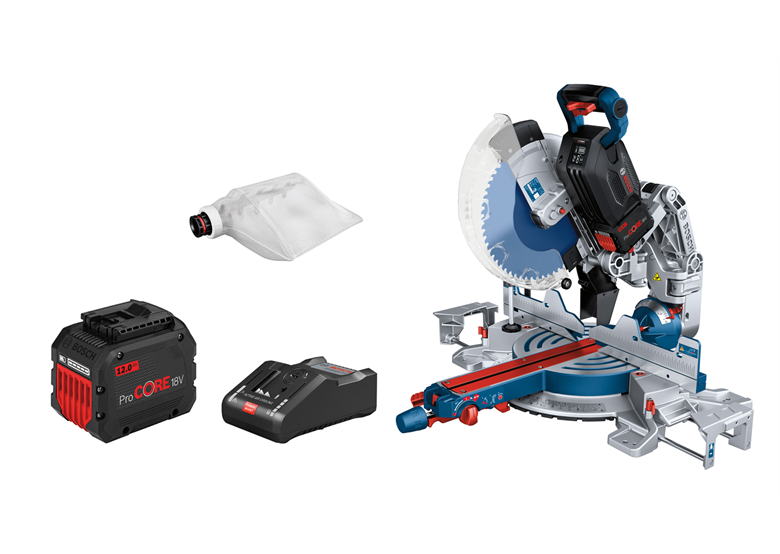 Afkort/verstekzaag Bosch GCM 18V-305 GDC 2x12,0Ah