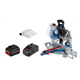 Afkort/verstekzaag Bosch GCM 18V-305 GDC 2x5,5Ah