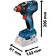 Slagmoersleutel Bosch GDX 18V-200
