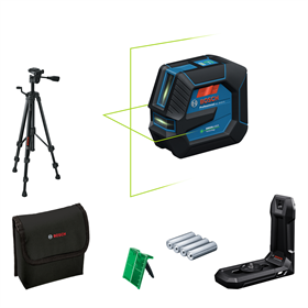 Lijnlaser Bosch GLL 20-22 G + statyw BT150 + uchwyt LB10
