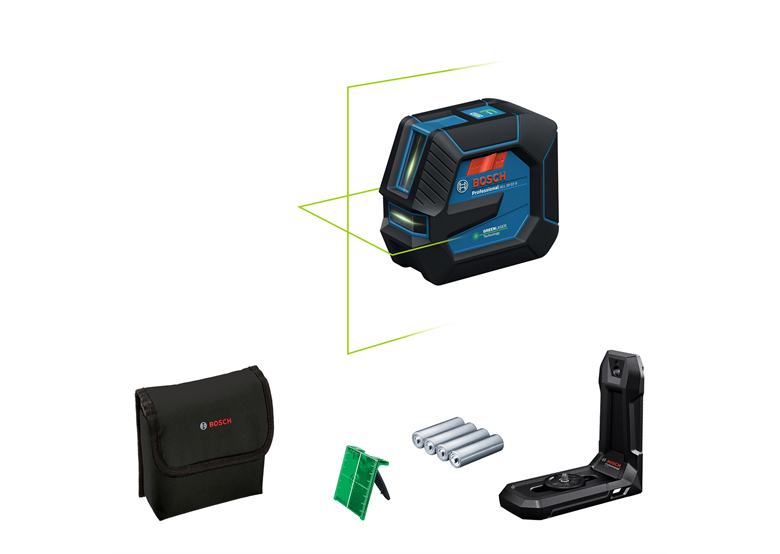 Lijnlaser Bosch GLL 20-22 G + uchwyt LB10