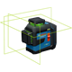 Lijnlaser Bosch GLL 80-33 G + uchwyt LB10