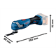 Multitool Bosch GOP 185-LI solo