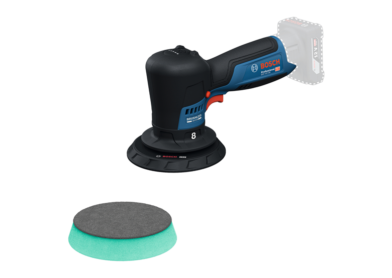 Excentrische schuur- en polijstmachine Bosch GPX 12V-125