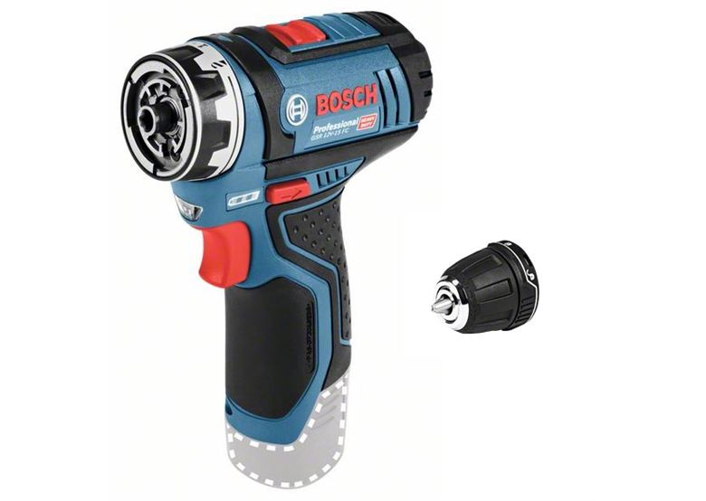 Boor-schroefmachine Bosch GSR 12V-15 + GFA 12-B