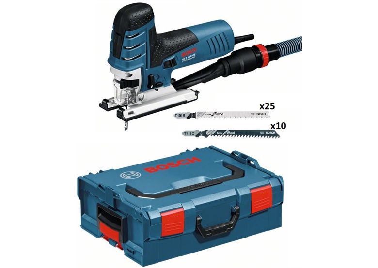 Decoupeerzaag met zaagbladset Bosch GST 150 CE 35x acc