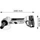 Haakse slijper 125mm Bosch GWS 180-LI 2x4.0Ah