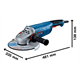 Haakse slijpmachine Bosch GWS 27-230 J