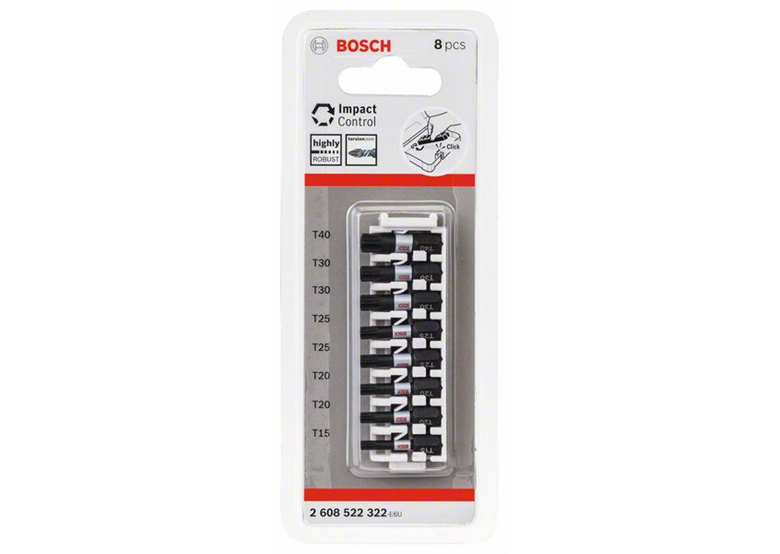 8- delige  schroefbitset   Impact Control Bosch Impact Control