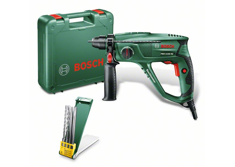 Boorhamer met accessoires Bosch PBH 2100 RE