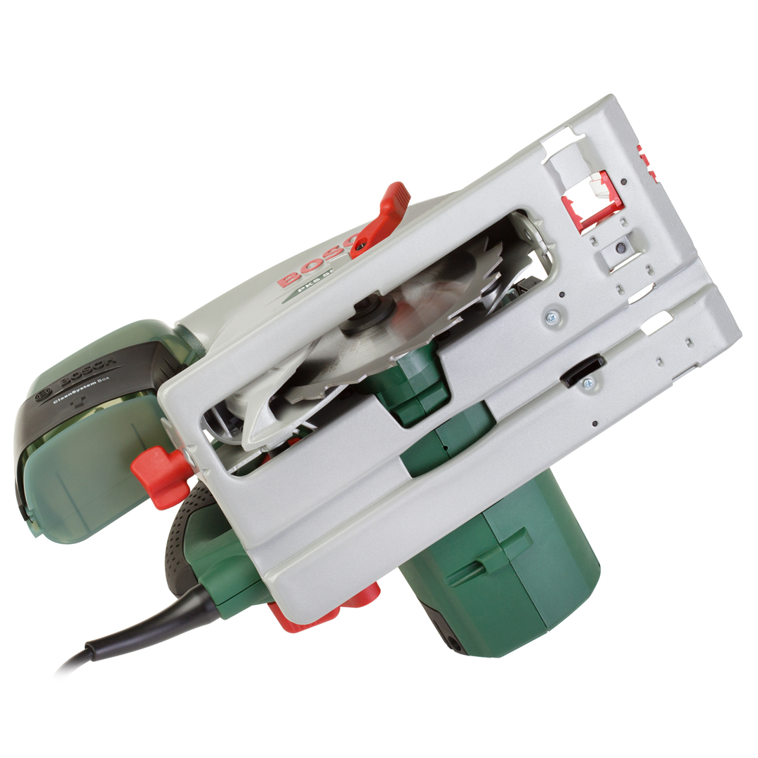 Bosch sierra circular PKS 55 A (1200 W, profundidad de corte a 90°: 0-55 mm