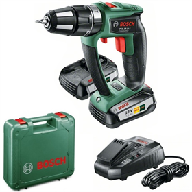 Boor-schroefmachine Bosch PSB 18 LI-2 Ergonomic 2x2.5Ah