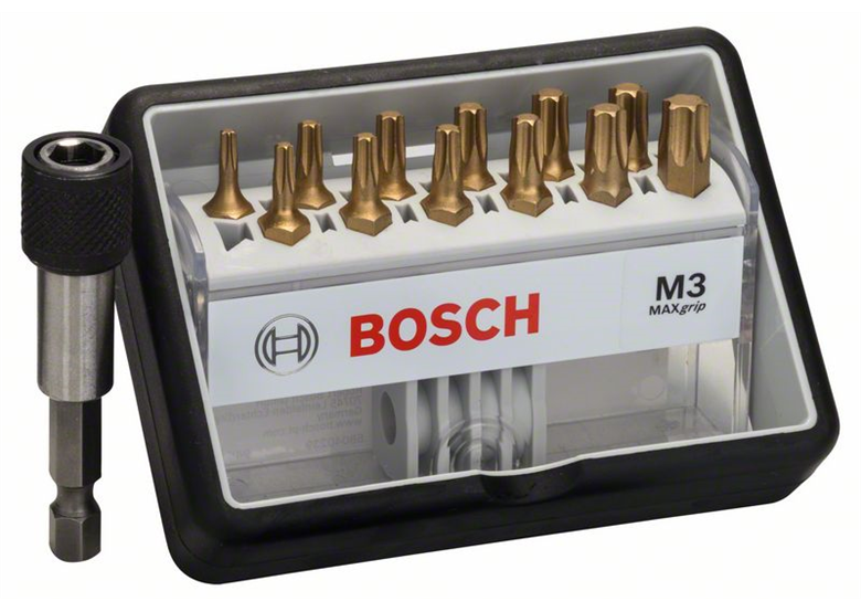 12+1-delige Robust Line bitset M Max Grip Bosch Robust Line M Max Grip