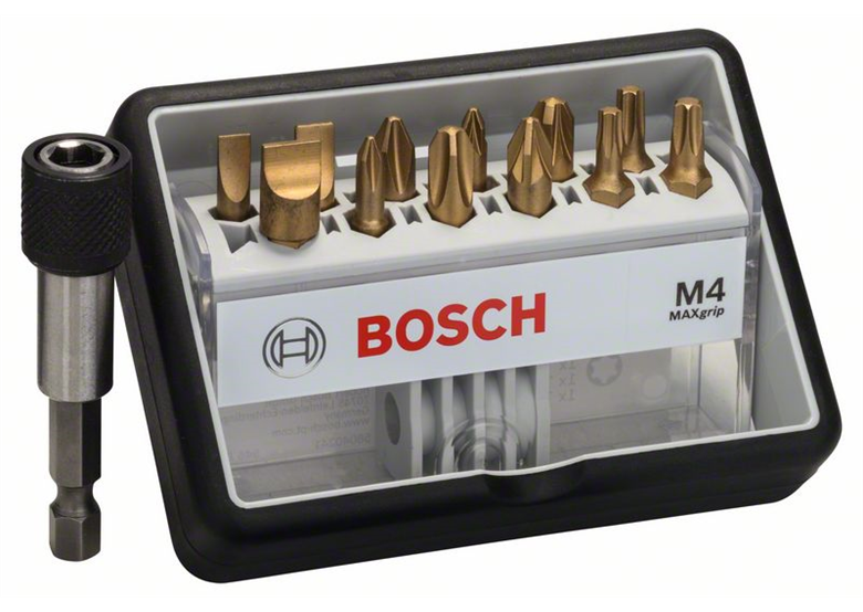 12+1-delige Robust Line bitset M Max Grip Bosch Robust Line M Max Grip