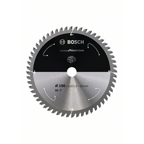 Cirkelzaagblad Bosch Standard for Aluminium