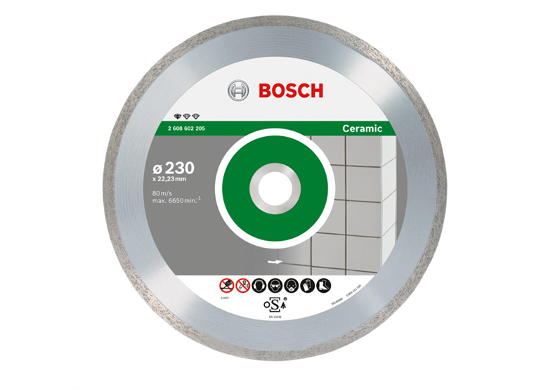 Diamantdoorslijpschijf 125mm Bosch Standard for Ceramic