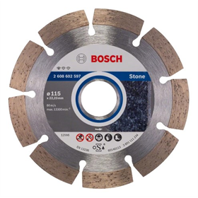Diamantdoorslijpschijf 115mm Bosch Standard for Stone