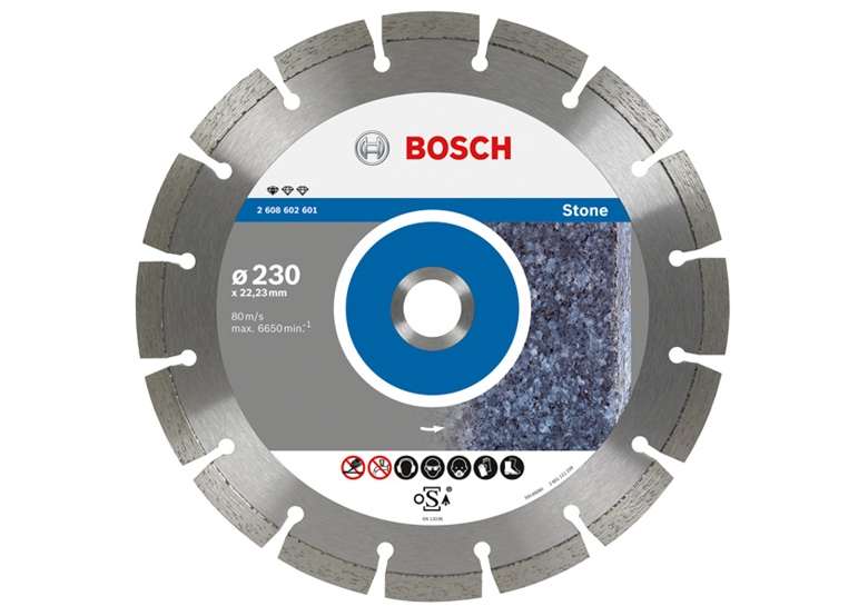Diamantdoorslijpschijf 125x22,23x1,6mm Bosch Standard for Stone