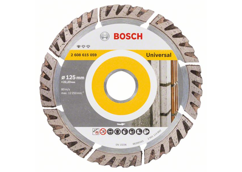 Diamantschijf 125x22,23mm Bosch Standard for Universal