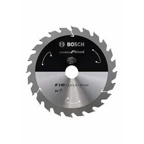 Zaagblad 140x20mm, 24 Bosch Standard for Wood