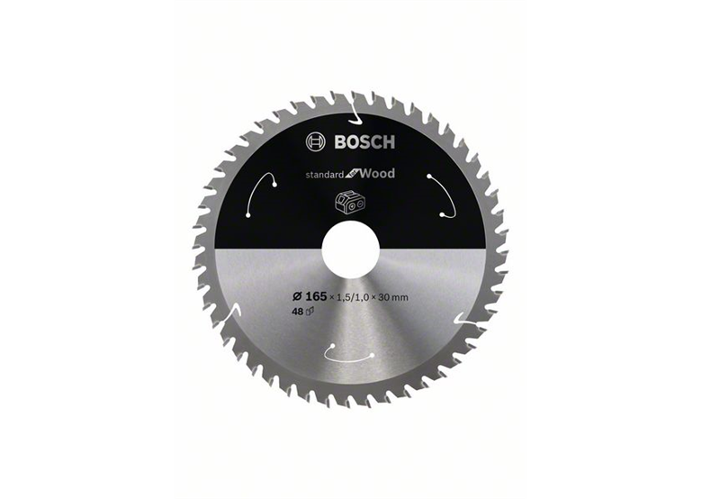 Zaagblad 165x30mm, 48 Bosch Standard for Wood
