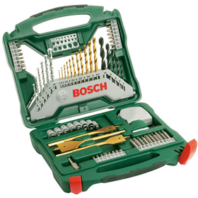 Accessoire koffer boren en bits 70-delig X-line-Set Titanium Bosch Titanium