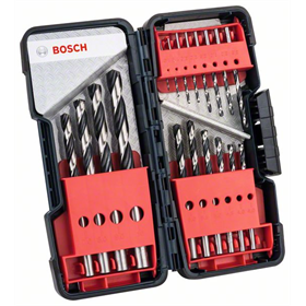 Boren Set HSS PointTeQ (18st.) Bosch ToughBox Set