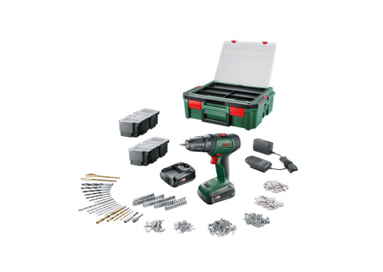 Boor-schroefmachine met accessoires Bosch UniversalDrill 18V