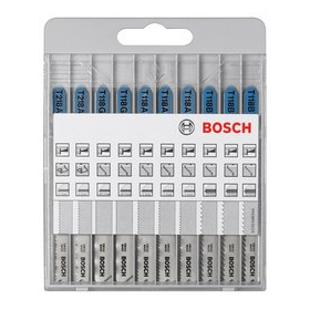 10-delige Robust Line decoupeerzaagbladenset Top Expert T-schacht Bosch X-PRO LINE JSB SET "BASIC FOR METAL