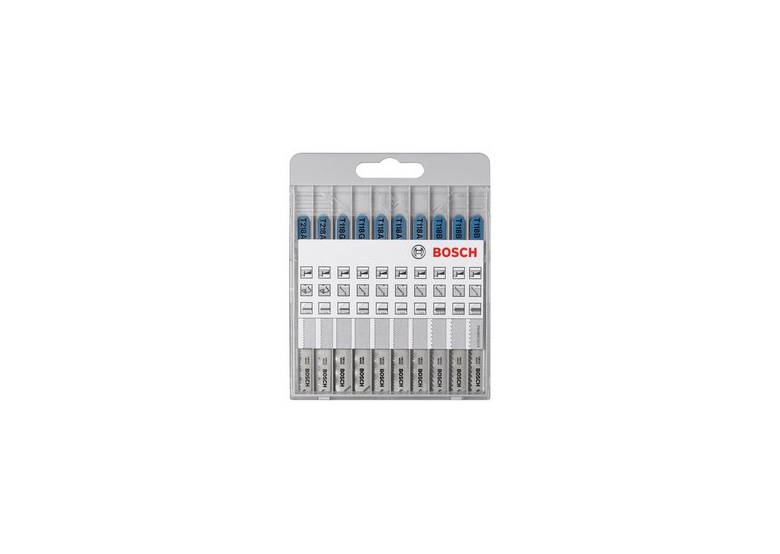 10-delige Robust Line decoupeerzaagbladenset Top Expert T-schacht Bosch X-PRO LINE JSB SET "BASIC FOR METAL