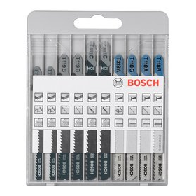 10-delige Robust Line decoupeerzaagbladenset Top Expert T-schacht Bosch X-PRO LINE JSB SET "BASIC FOR WOOD