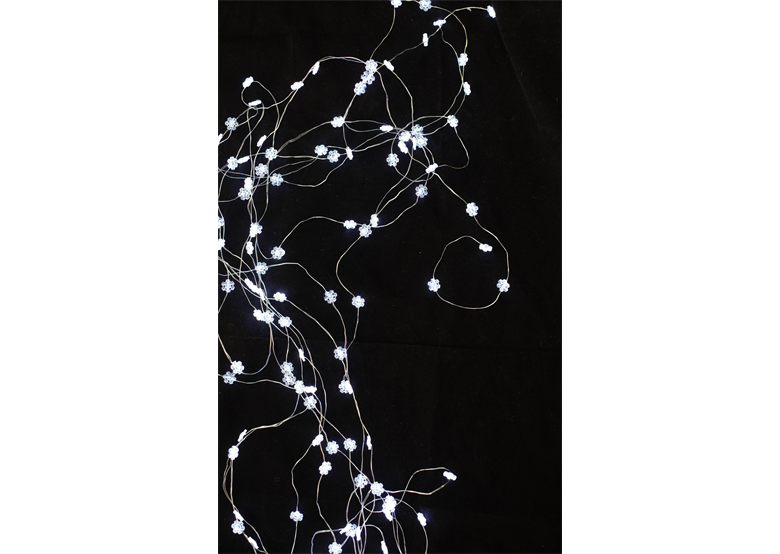 Kerstverlichting LED Sneeuwvlokken, 9 lichtdraden Bulinex 10-072