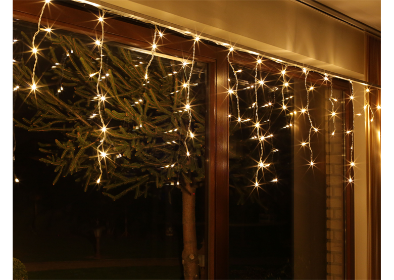 Kerstverlichting voor binnen LED ijspegels effect wit 60 2,8mtr Bulinex 20-098