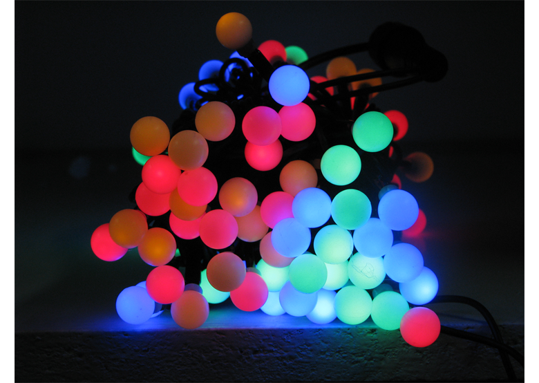 Kerstverlichting 50 x LED multicolor 4,9 mtr Bulinex 21-111