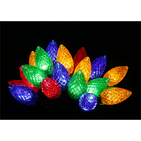 Kerstverlichting 20 x LED kaars multicolor 4,75 mtr Bulinex 21-511