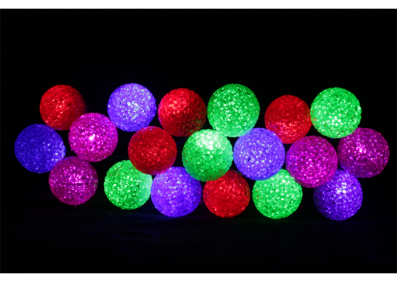 Kerstverlichting 20 x LED multicolor 4,75 mtr Bulinex 21-541