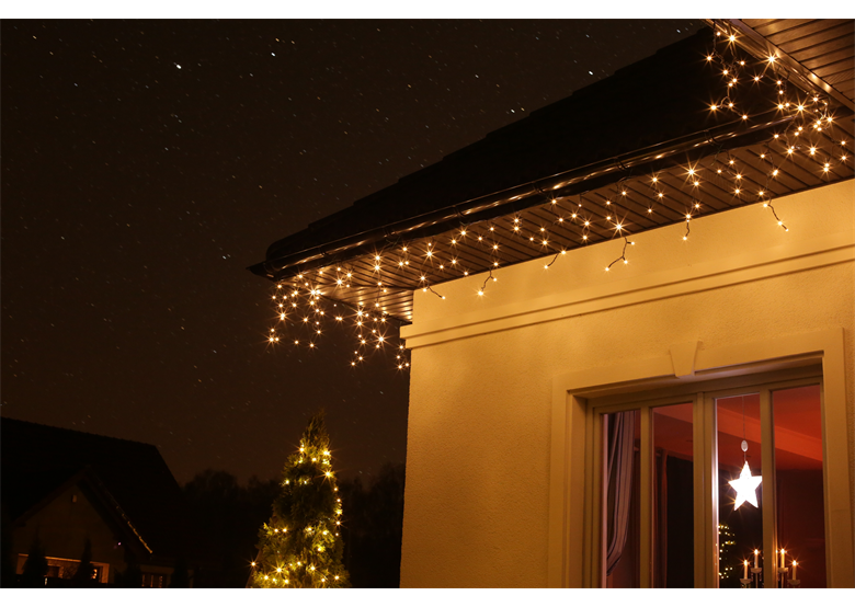 Kerstverlichting voor binnen LED ijspegels effect 100 4,8mtr Bulinex 38-338